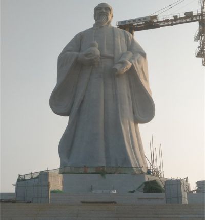 漢白玉孔子名人雕像 校園公園大型擺件