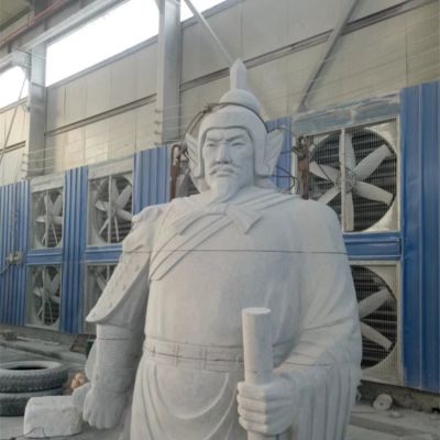 大理石石雕戶外將軍戰士古代人物景觀