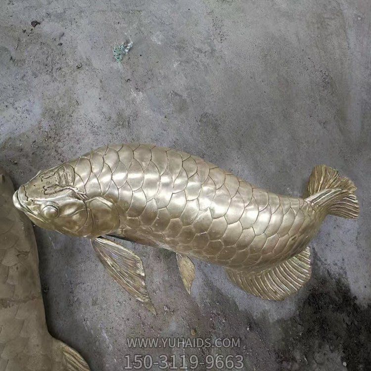 不銹鋼水景噴泉景觀金龍魚(yú)擺件雕塑