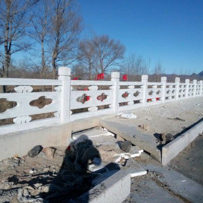 大理石砂石花崗巖石雕鏤空創意戶外河道馬路護欄圍欄雕塑