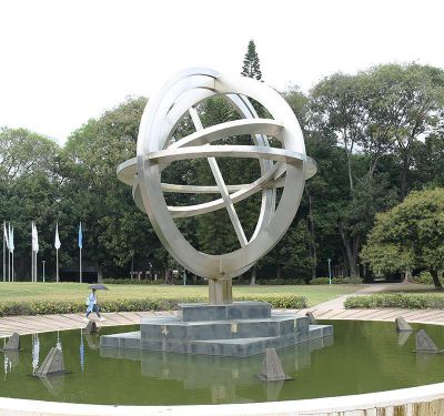 公園創意鏤空抽象不銹鋼雕塑