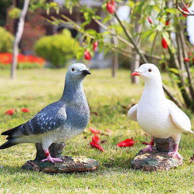 公園廣場彩繪玻璃鋼工藝裝飾品擺件